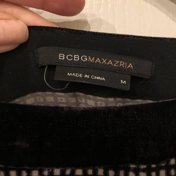 BCBG Max Azria dress or tunic . Velvet material. - Picture 2 of 5